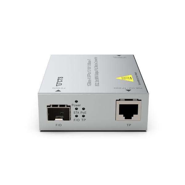 CTS SRC-3002SFP-BT - 1GBase-X SFP to 10/100/1000 Base-T 802.3BT 90W Output POE Rugged Media Converter