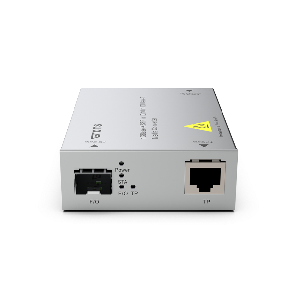 CTS SRC-3002SFP - 1GBase-X SFP to 10/100/1000 Base-T Rugged Media Converter. Operating Temp -40C to 75C