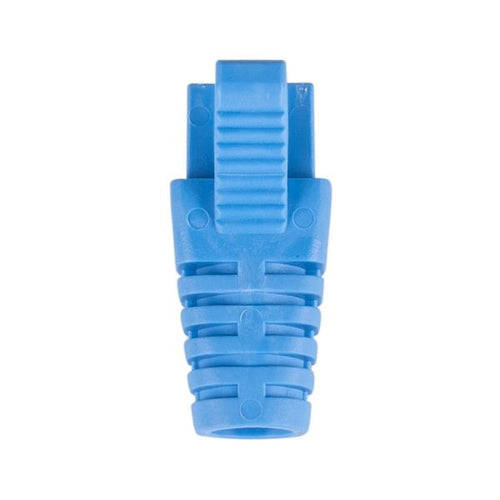 SRS-BV2-BL-20 - DYNAMIX SRS-BV2-BL-20 - Blue RJ45 Strain Relief Boot Slimline w/ Clip Protector 6.0mm Outside Diameter 20pk