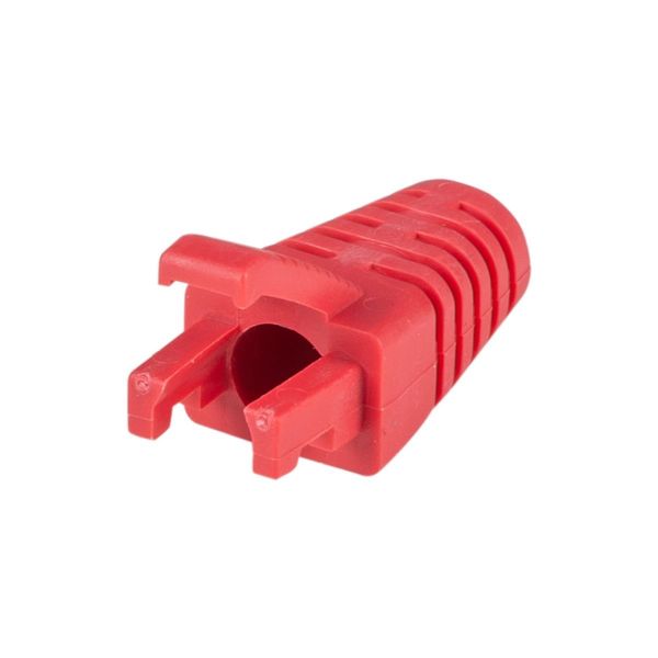 DYNAMIX SRS-BV2-RED-20 - Red RJ45 Strain Relief Boot Slimline w/ Clip Protector 6.0mm Outside Diameter 20pk