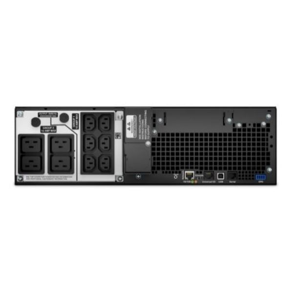 APC SRT5KRMXLI - Smart-UPS 5000VA (4500W) 3U 230V Input/Output 6x IEC C13 Outlets. w/ Battery Backup.