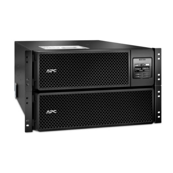 APC SRT8KRMXLI - Smart-UPS 8000VA (8000W) 6U 230V 6x IEC C13 Outlets w/ Battery Backup. LCD