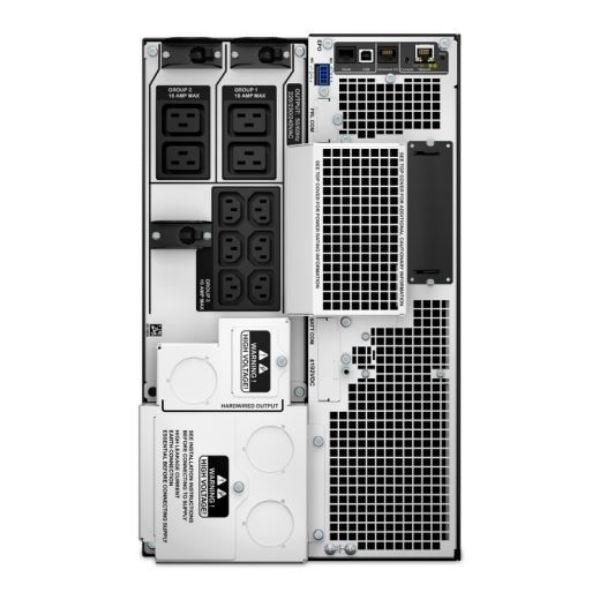 APC SRT8KXLI - Smart-UPS 8000VA (8000W) 230V 6x IEC C13 Outlets w/ Battery Backup. LCD