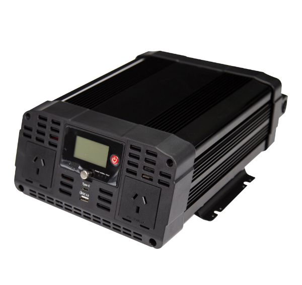 DYNAMIX TE6-1627S - 2000W Power Inverter DC to AC. 12V DC Output: 230V AC Pure Sine Wave Invert