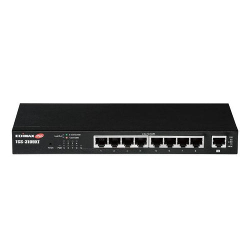 TGS-3109XT - EDIMAX TGS-3109XT - 8 Port 2.5GbE Web Smart Switch w/ 1x 10GbE Multi Gigabit 5-Speed RJ45 Port