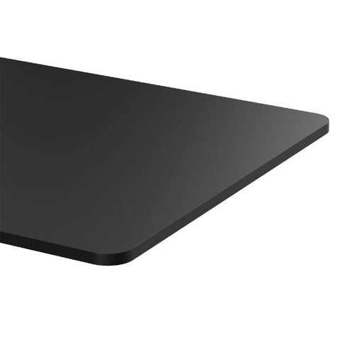 BRATECK TP14070R-BLK - 1400x700mm One-Piece Table Top for M06-23DE-AI Desk Curved-edge EcoFriendly