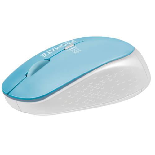 TRACKER-BL - PROMATE TRACKER-BL - Ergonomic Wireless Mouse 800/1200/1600 Dpi 10m Working Range Blue