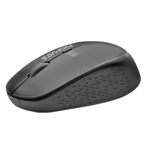 TRACKER-BLK - PROMATE TRACKER-BLK - Ergonomic Wireless Mouse 800/1200/1600 Dpi. 10m Working Range. Included Nano Receiver