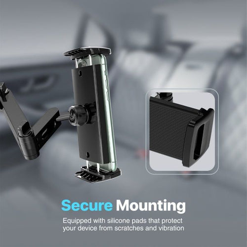 TRIPMOUNT-BLK - PROMATE TRIPMOUNT-BLK - Car Seat Phone Mount Holder for 4'' to 11'' Devices