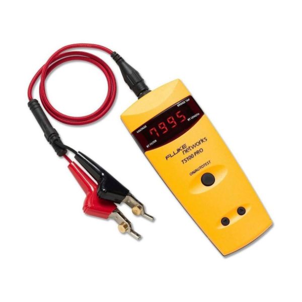 FLUKE TS100PRO-BT-TDR - ts100 Pro Cable Fault Finder TDR Kit W/ Bridge Tap Detect