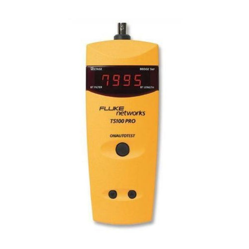 TS100PRO-BT-TDR - FLUKE TS100PRO-BT-TDR - ts100 Pro Cable Fault Finder TDR Kit W/ Bridge Tap Detect