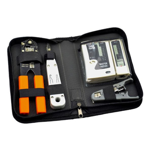 GOLDTOOL TTK-366 - 4 Piece Network Tool Kit. Low Impact Insertion Tool Modular Crimping Tool