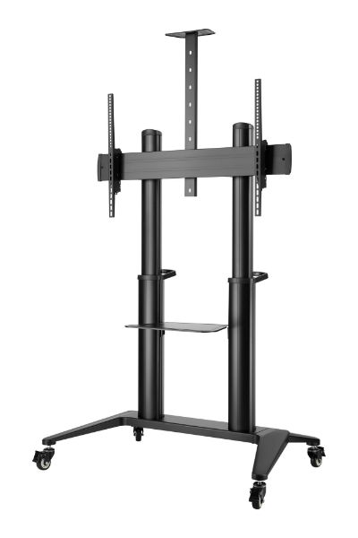 BRATECK TTL12-610TB - 70''-120'' Large Screen Ultra-strong Mobile TV Cart Max Load 140Kgs