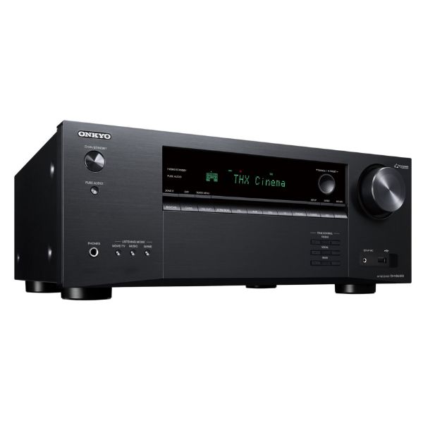 ONKYO TXNR6100B - 7.2 Channel Home Theatre Network AV Receiver Amp. 210 Watts per Channel.1x Phono