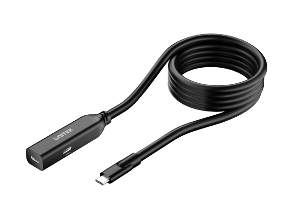 UNITEK U1335A - 5m 10Gbps USB-C Extension Cable Built-in Signal Boosters 10Gbps Data Transfer