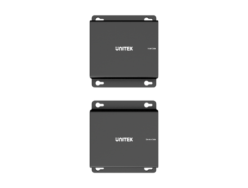 U1337B - UNITEK 100M USB 5Gbps Extender transmits USB signals over 100m via CAT6a cable. Perfect for industrial cameras, medical devices, and video calls. Features 7-port hub, low latency, and supports FSYNC, UART, RS232 protocols.