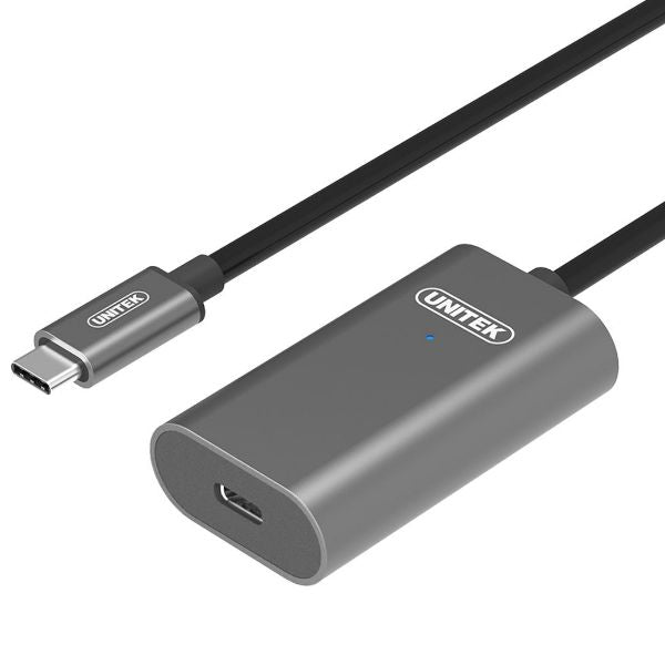 UNITEK U305A - 5M USB 3.1 USB-C Active Extension Cable. USB-C Male to USB-C Female.
