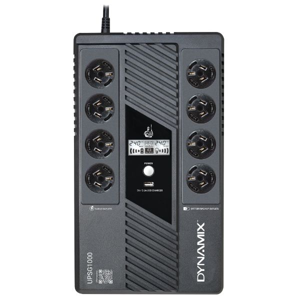 DYNAMIX UPSG1000 - SafeGuard 1000VA/600W Line Interactive UPS