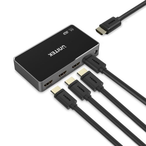 V1109A - UNITEK V1109A - 1-In-4-Out 4K HDMI 1.4 Splitter. up to 4K@30Hz (UHD) resolution (3840 x 2160)