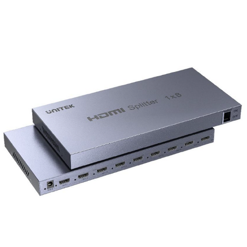 V1132A01 - UNITEK V1132A01 - 1-In-8-Out 4K HDMI 1.4 Splitter. up to 4K@30Hz (UHD) Resolution (3840 x 2160)