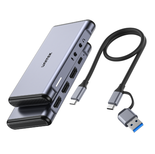 UNITEK V1177A - Dual 4K HDMI Video Capture Card w/ Loop-out. Capture & Stream Instantly.