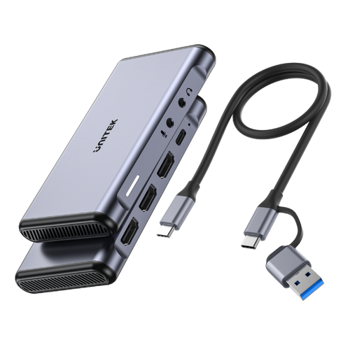 V1177A - UNITEK V1177A - Dual 4K HDMI Video Capture Card w/ Loop-out. Capture & Stream Instantly.