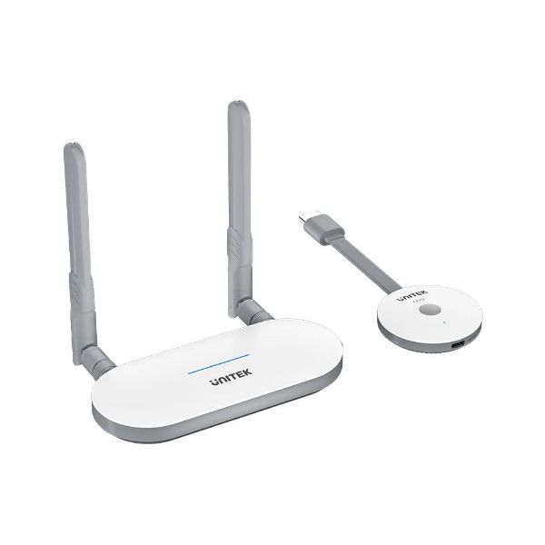 UNITEK V1183A - Wireless HDMI Transmitter & Receiver Kit. Res up to 1920x1080@60Hz