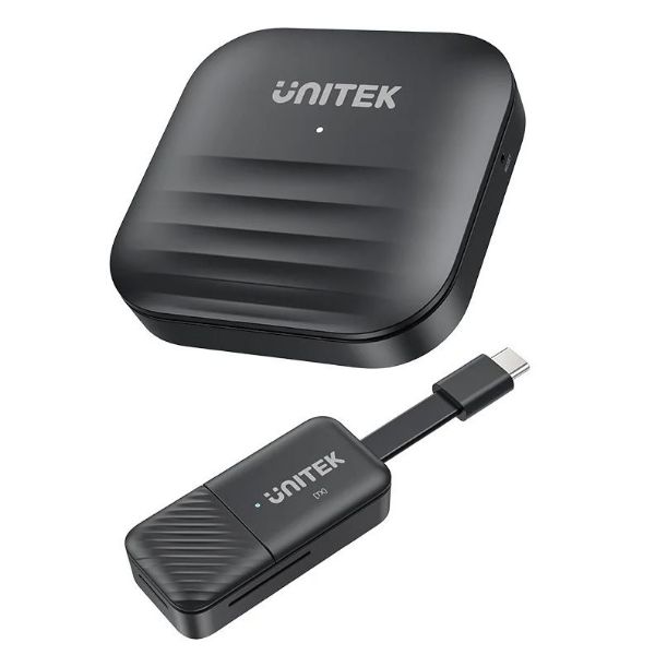 UNITEK V1184A - USB-C Wireless HDMI Extender Kit. Res up to 1920x1080@60Hz