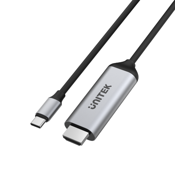 UNITEK V1423A - 1.8m 4K USB-C to HDMI cable. Premium Audio Video UltraHD. Gold Plated Connectors.