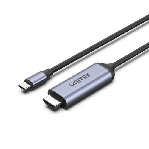 V1423B - UNITEK V1423B - 1.8m 8K USB-C to HDMI Cable. Supports Premium AV UltraHD 8K Supports Res up to 8K@60Hz.