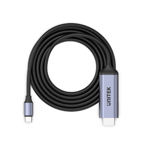 V1423B - UNITEK V1423B - 1.8m 8K USB-C to HDMI Cable. Supports Premium AV UltraHD 8K Supports Res up to 8K@60Hz.