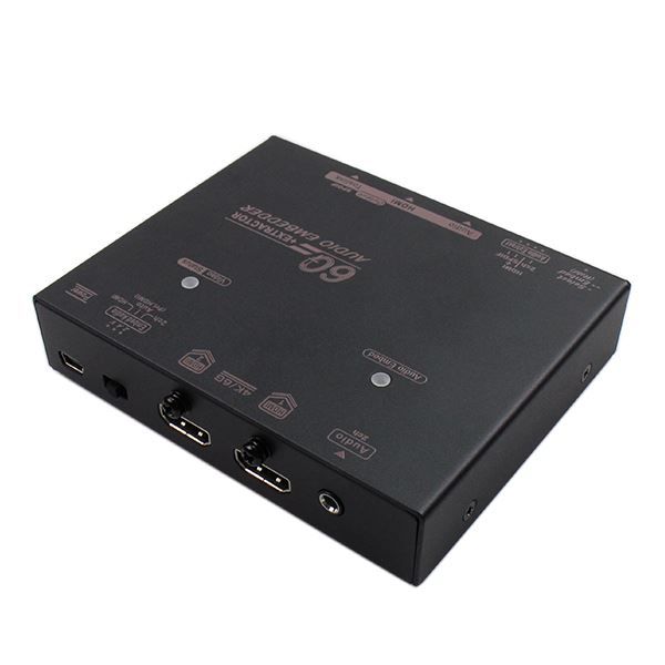 REXTRON VCAMM-622 - 4K HDMI Audio Embedder / Audio Extractor (2 in 1). Allows Users to Mix & Extract