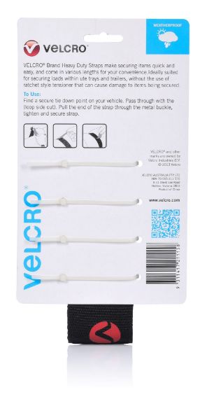 VELCRO VEL21115 - Heavy Duty 1.5m x 50mm Tie Down Strap. Secure & Hold 100kgs. Safe & Reliable
