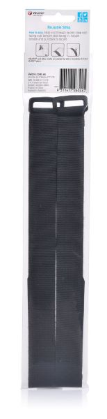 VELCRO VEL26322 - 25 x 900mm Adjustable 2 Pack Multi-Purpose Straps. Designed to Bundle & Secure