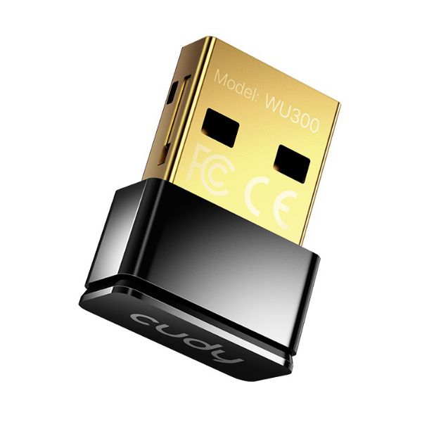 CUDY WU300 - AX300 Wi-Fi 6 Nano USB Adapter Mini Size, 286Mbps at 2.4GHz Nano Size, USB 2.0,