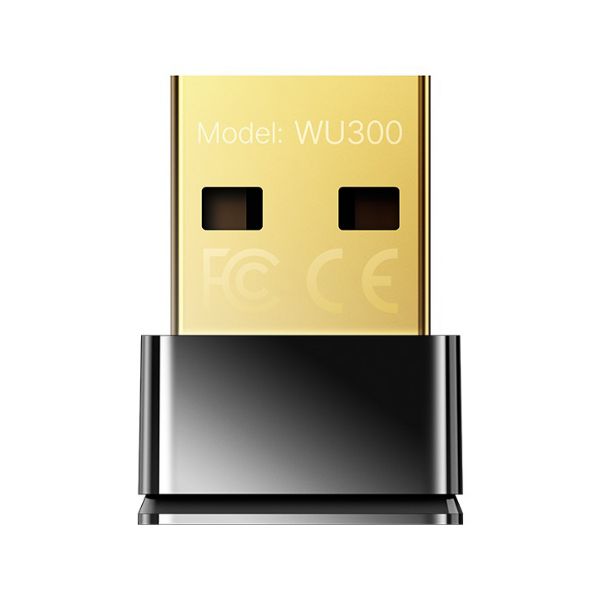CUDY WU300 - AX300 Wi-Fi 6 Nano USB Adapter Mini Size, 286Mbps at 2.4GHz Nano Size, USB 2.0,