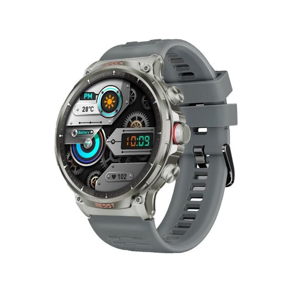 PROMATE XWATCH-R20-SLV - IP67 1.85'' Fitness Tracker Smartwatch w/ BT Calling. Up to 60 Days Standby 7-10