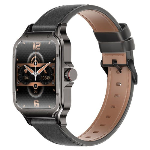 PROMATE XWATCH-RM-BLK - IP68 Smartwatch w/ 1.78'' Curved Display & BT Calling Fitness Tracker Pedometer