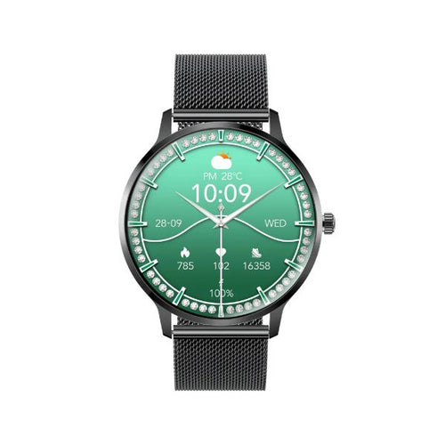 PROMATE XWATCH-US13 - IP68 Smartwatch with 1.32'' Curved AMOLED Display & BT Cal Fitness Tracker Pedometer Bloo