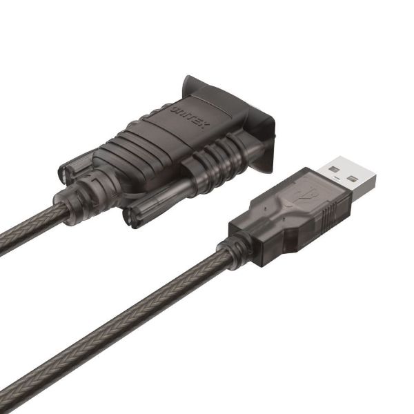 UNITEK Y-108 - 1.5m USB 2.0 to Serial (DB9M) RS232 Converter. Link PC to Serial Devices