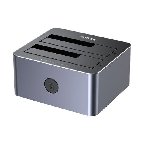 Y-3026 - UNITEK Y-3026 - USB3.0 to Dual SATA HDD Aluminium Docking Station w/ Offline Clone Function