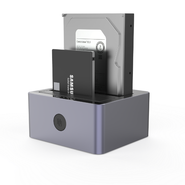 UNITEK Y-3027 - USB 3.1 GenII USB-C to SATA 6G Docking Station w/ offline function w/ 12V 2A