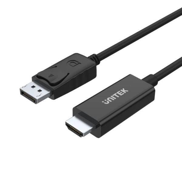 UNITEK Y-5118CA - 1.8m DisplayPort to HDMI Cable. FHD up to 1920x1200 PC & HDTV up to 1080P.