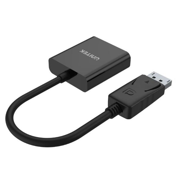 UNITEK Y-5118DA - 1080P DisplayPort to HDMI FHD Adapter w/ 20cm Cable. PC Res up to 1920x1200