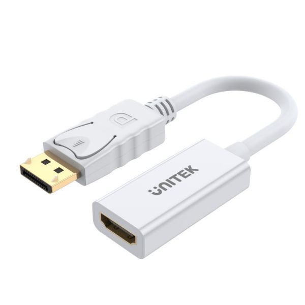 UNITEK Y-6332 - 4K 30Hz DisplayPort to HDMI 1.4 Adapter w/ 20cm Cable. Supports 4K Ultra HD Resol