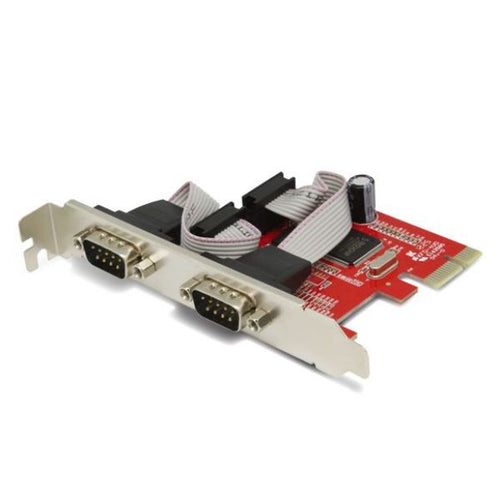 Y-7504 - UNITEK Y-7504 - 2 Port Serial PCI-E Card Includes Low Profile Brackets